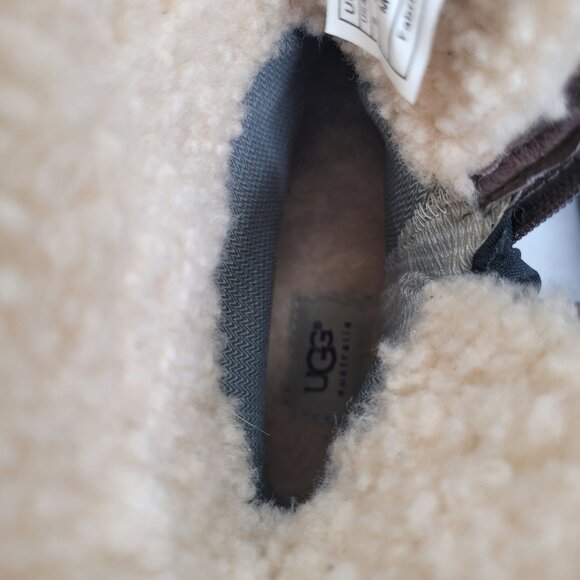 UGG Women's Brown Bellegarde Winter Rain Boots S/N 1001731 US Size 8 - Picture 7 of 11
